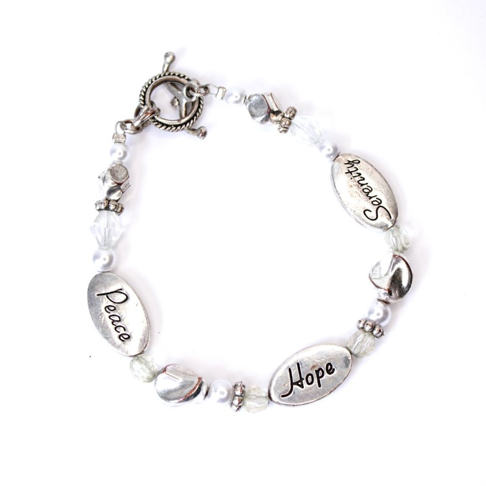 • the hope-peace-serenity bracelet